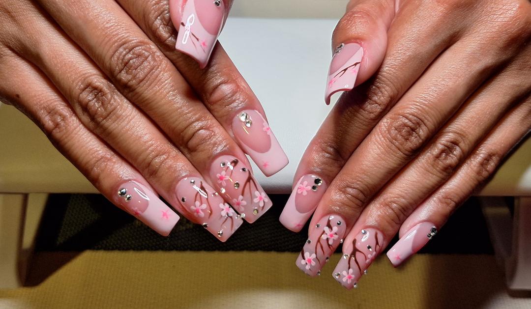 Sakura blossom nail set